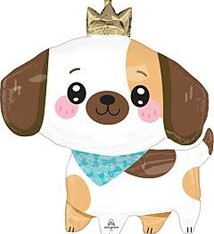 27" Kawaii Puppy Shape Mylar Balloon