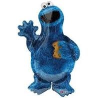 35" Cookie Monster Shape Mylar Balloon