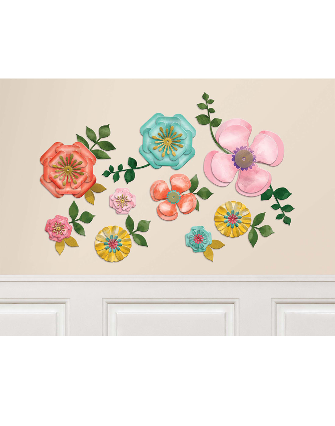 Paper Flower Wall Decorations