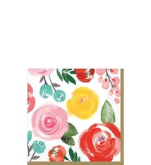 Bright Floral Beverage Napkins 16ct