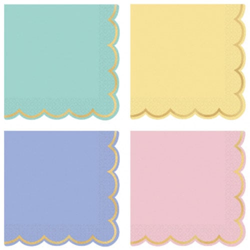 Spring Pastel - Lunch Napkins 16 per Package