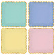 Spring Pastels Small Scalloped Paper Plates (8ct)