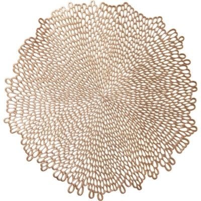 Gold Blossom Vinyl Placemat