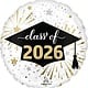 17" Class of 2026 Mylar Balloon (H7)