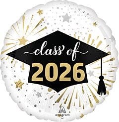 17" Class of 2026 Mylar Balloon (H7)