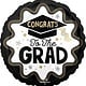 17" Wave of Success Congrats To The Grad Mylar Balloon (H10)