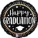 18" Happy Graduation Seal Mylar Balloon (H14)
