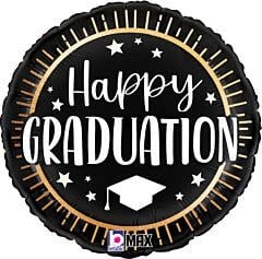 18" Happy Graduation Seal Mylar Balloon (H14)