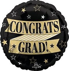 17" Congrats to the Grad Mylar Balloon (H9)