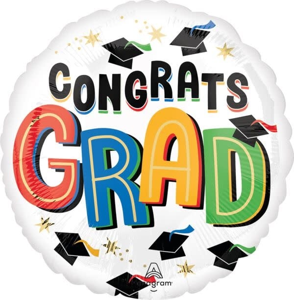 28" Bright Future Congrats Grad Super Shape Balloon (H16)