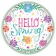 WaterColor Spring Dinner Plates - 18 Per Package