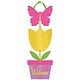 Glitter Butterfly Tulip Welcome Sign