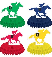 Derby Day Mini Honeycomb Centerpieces