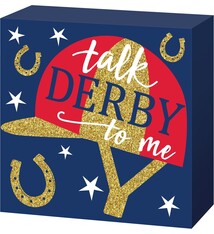 Derby Day Standing Square Plaque