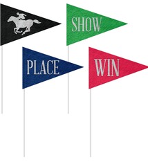 Horse Race Felt Pennants