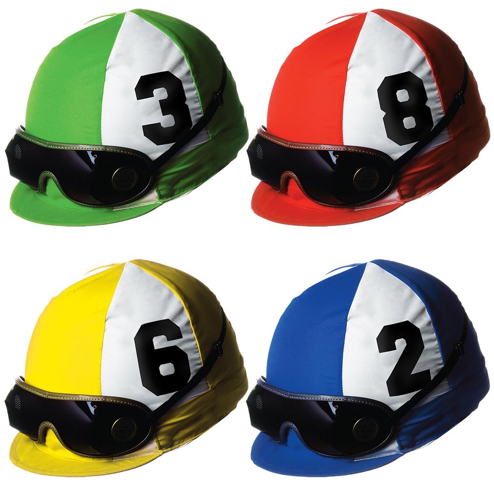 Horse Racing Jockey Helmet Cutouts