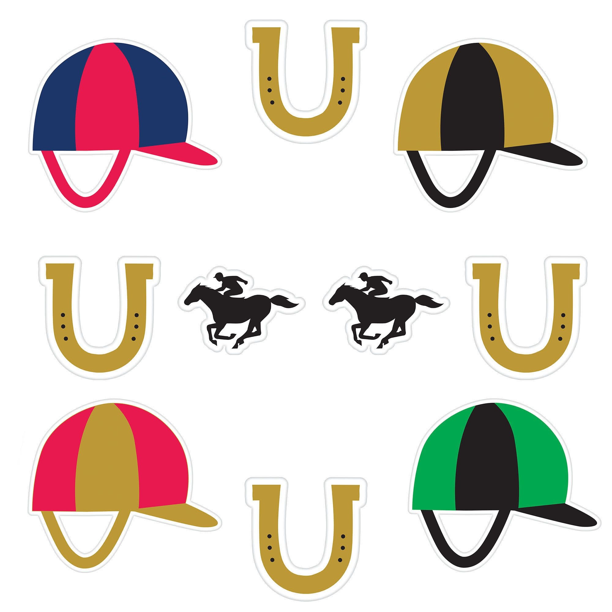 Jockey Helmet Cutouts