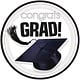 Congrats Grad White 7 Cake Plates (18 Pack)- Graduation Party