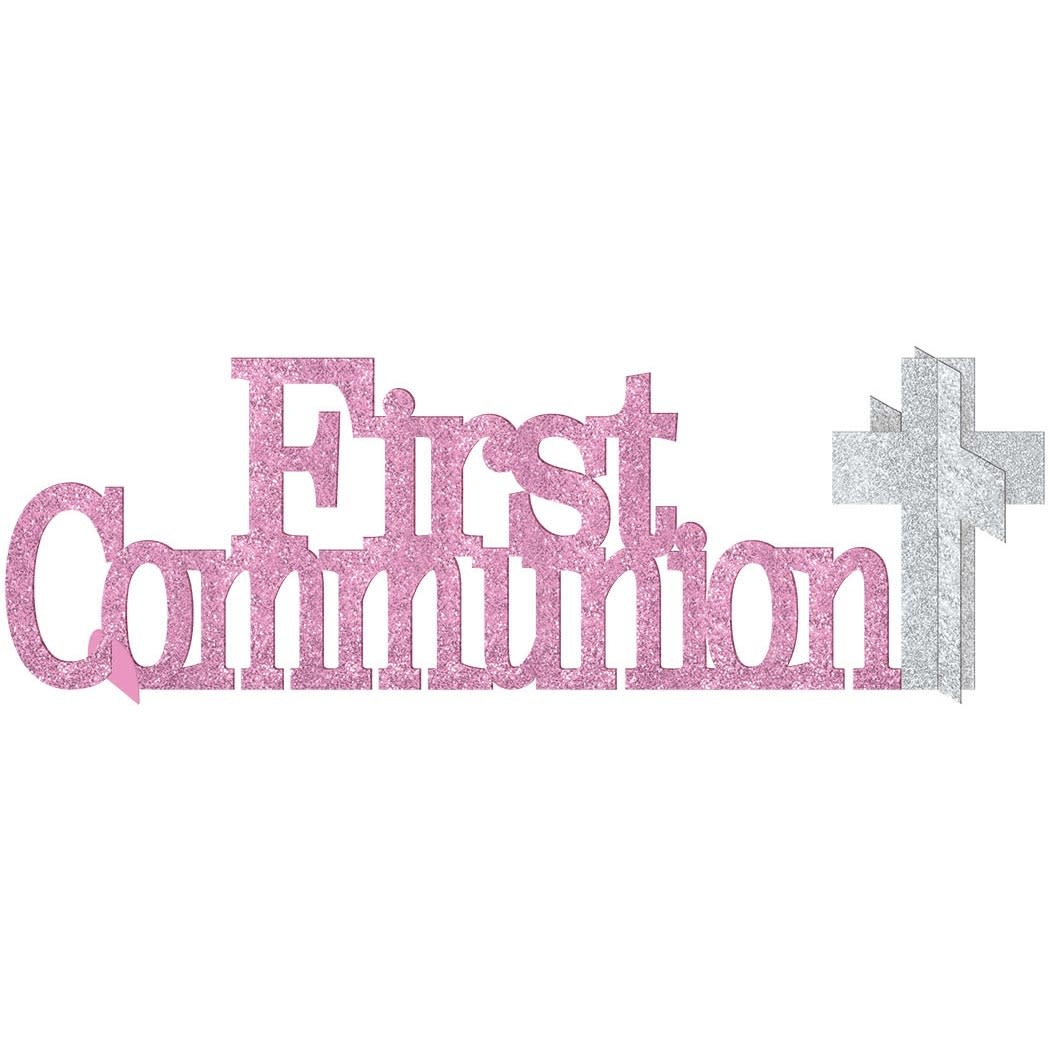 1st Communion Centerpiece - Pink