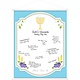 Blue Communion Hanging Sign-in Scroll