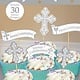 Communion Silver Cupcake Picks