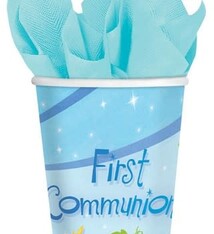 9 Oz. Blue First Communion Cups