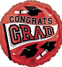 17" School Colors Be True to Your School - Red (H6)