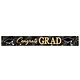 Metallic Congrats Grad Banner
