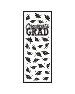 Congrats Grad Door Cover Black