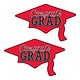 Congrats Grad Cutouts Red