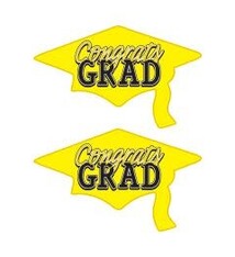 Congrats Grad Cutouts Yellow