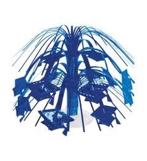 Grad Cap Mini Cascade Centerpiece Blue