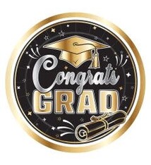 9" Graduation Plates