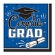 Congrats Grad Luncheon Napkins Blue