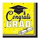 Congrats Grad Luncheon Napkins Yellow