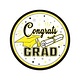 7" Congrats Grad Plates Yellow