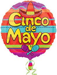 18" Cinco De Mayo Celebration Mylar Balloon