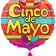 18" Cinco De Mayo Celebration Mylar Balloon