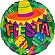 17" Fiesta Festive Mylar Balloon