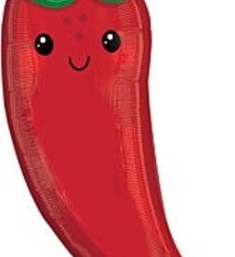 36" Food Friends Chili Pepper Super Shape Balloon