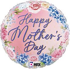 18" Hydrangea Mothers Day Mylar Balloon