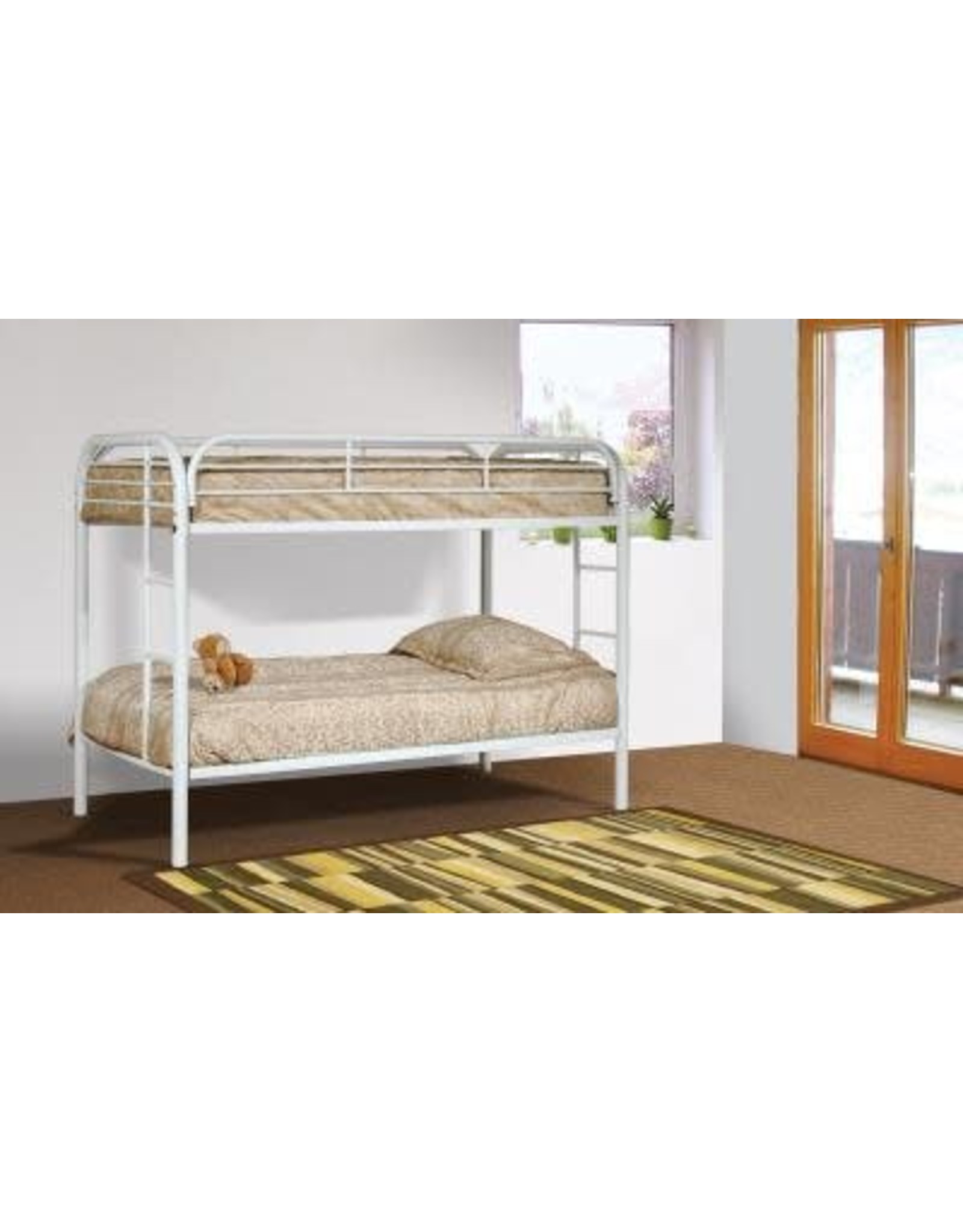 9501-WH Twin/Twin Bunkbed