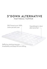 Isolus IS30KKDAFB Isolus 3" mattress topper King