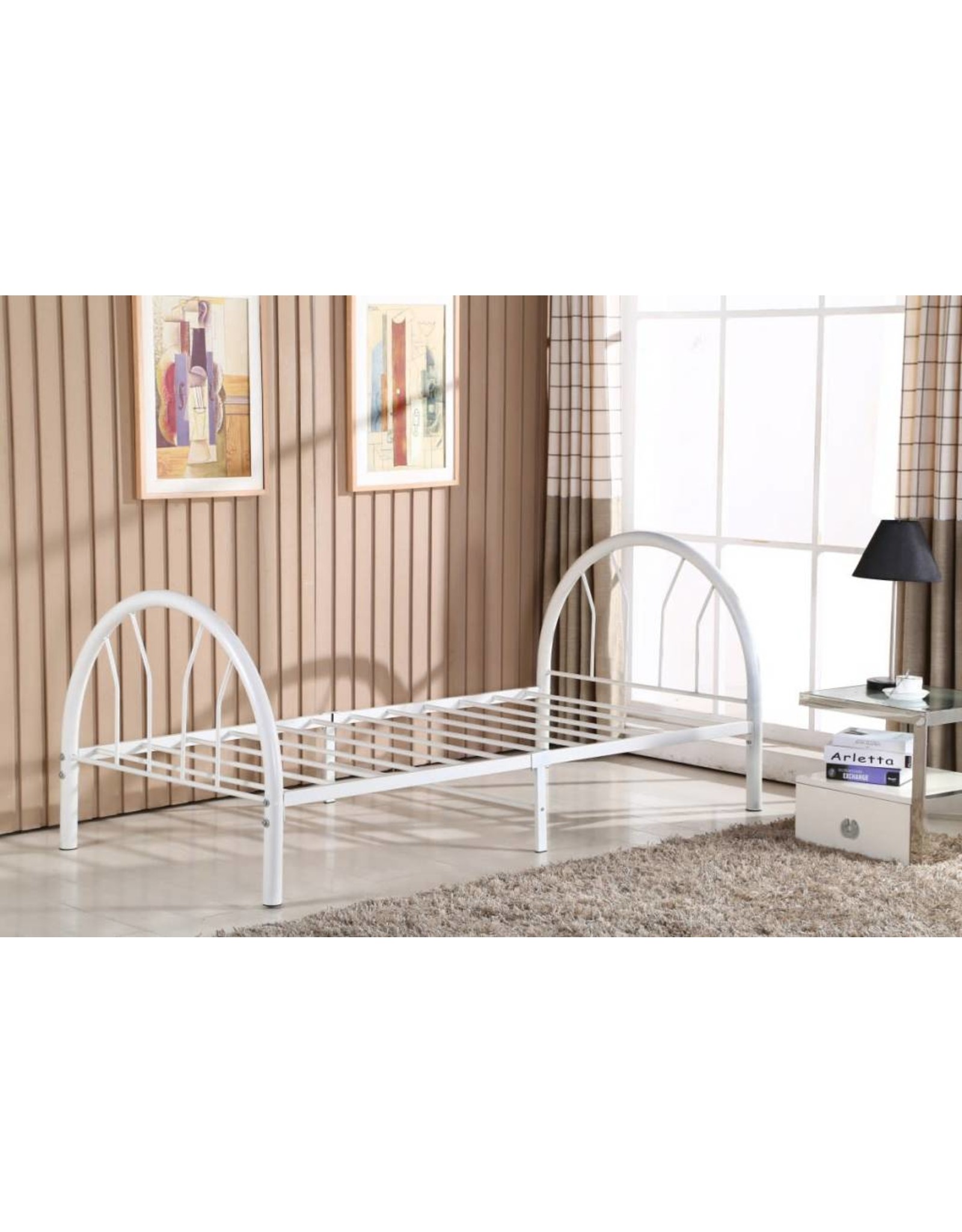 GR-215 White Twin Bed