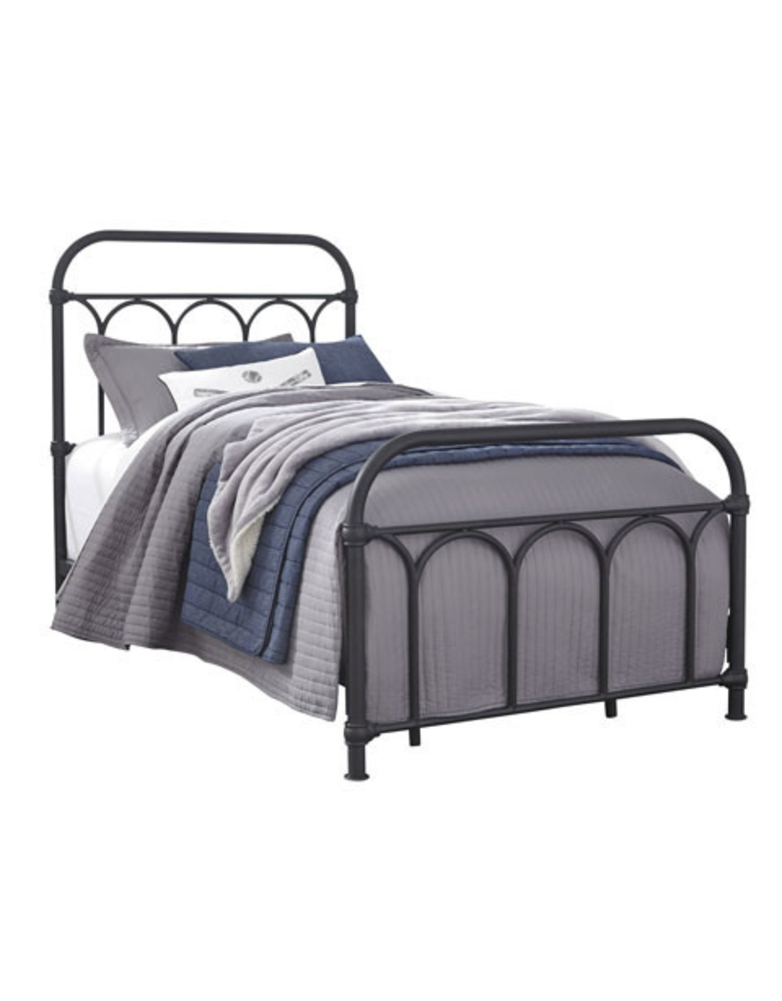 B280-671 Twin Metal Bed