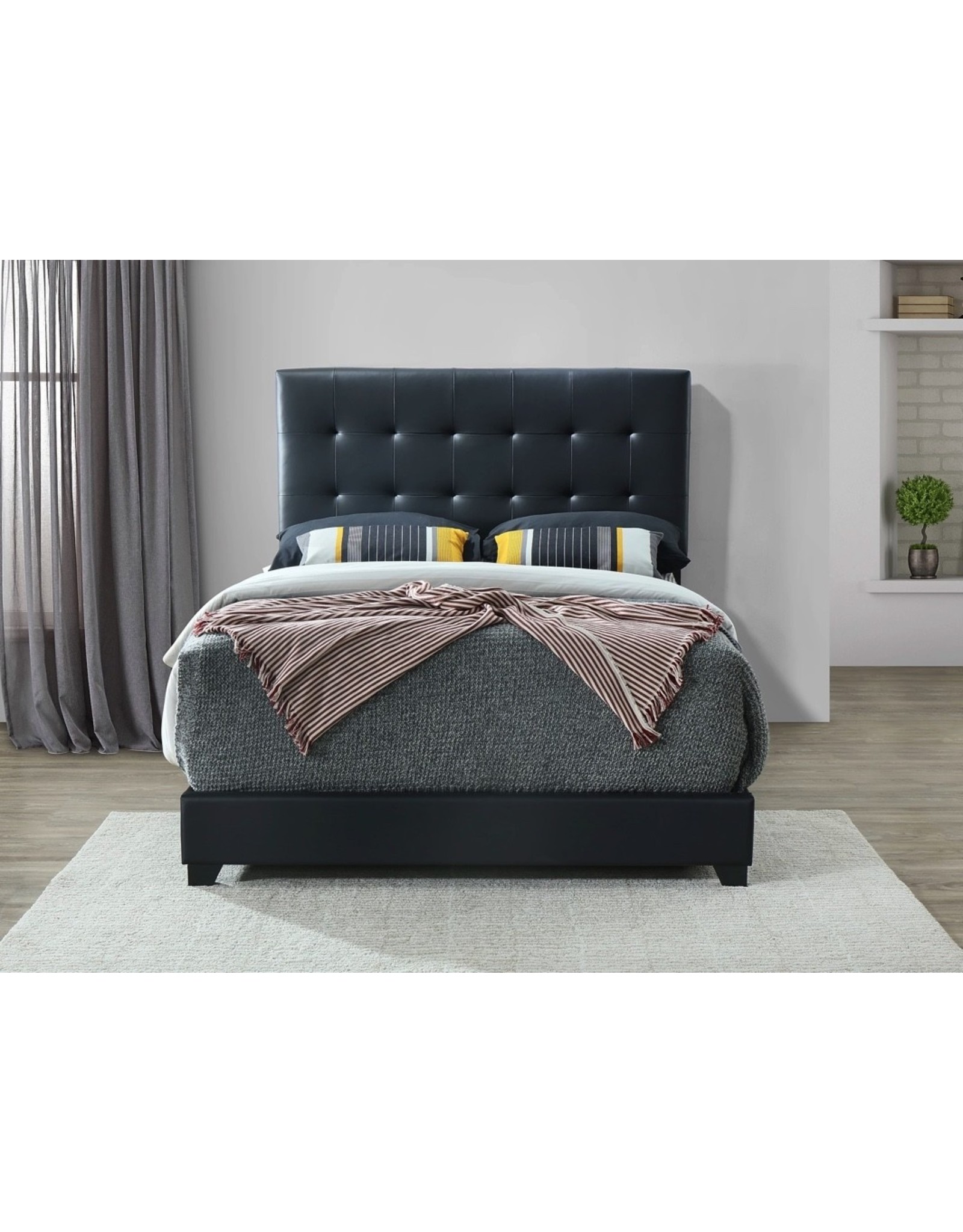 Patrick 5305Q11-Queen Bed Black