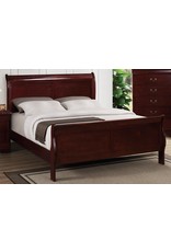 Louis Phillipe 1230-104 Cherry Full Bed