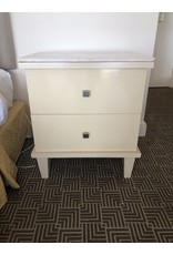 Waldorf Astoria WALDORF-Cream Nightstand W/Marble Top