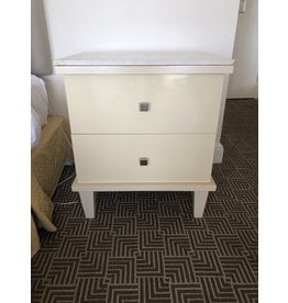 Waldorf Astoria WALDORF-Cream Nightstand W/Marble Top