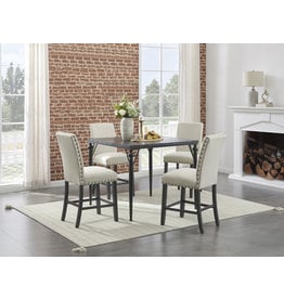 Kreabindale D428 Counter Table/ 4 Stools